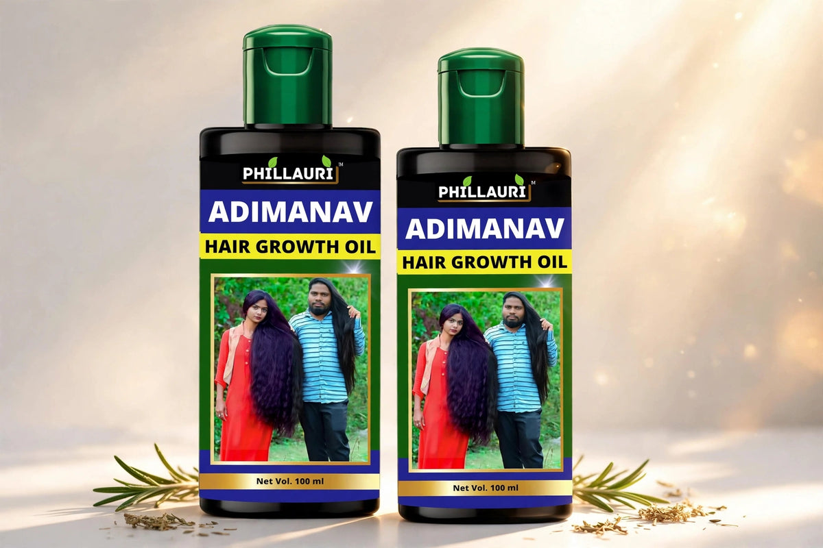 Adivasi Herbal Hair Oil - Thalaiva Natural Hair Nourishing Oil 100ml | For Shiny & Smooth Hair Look